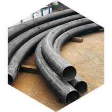 Hot pulled induction bend