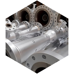 Flanged spool piece